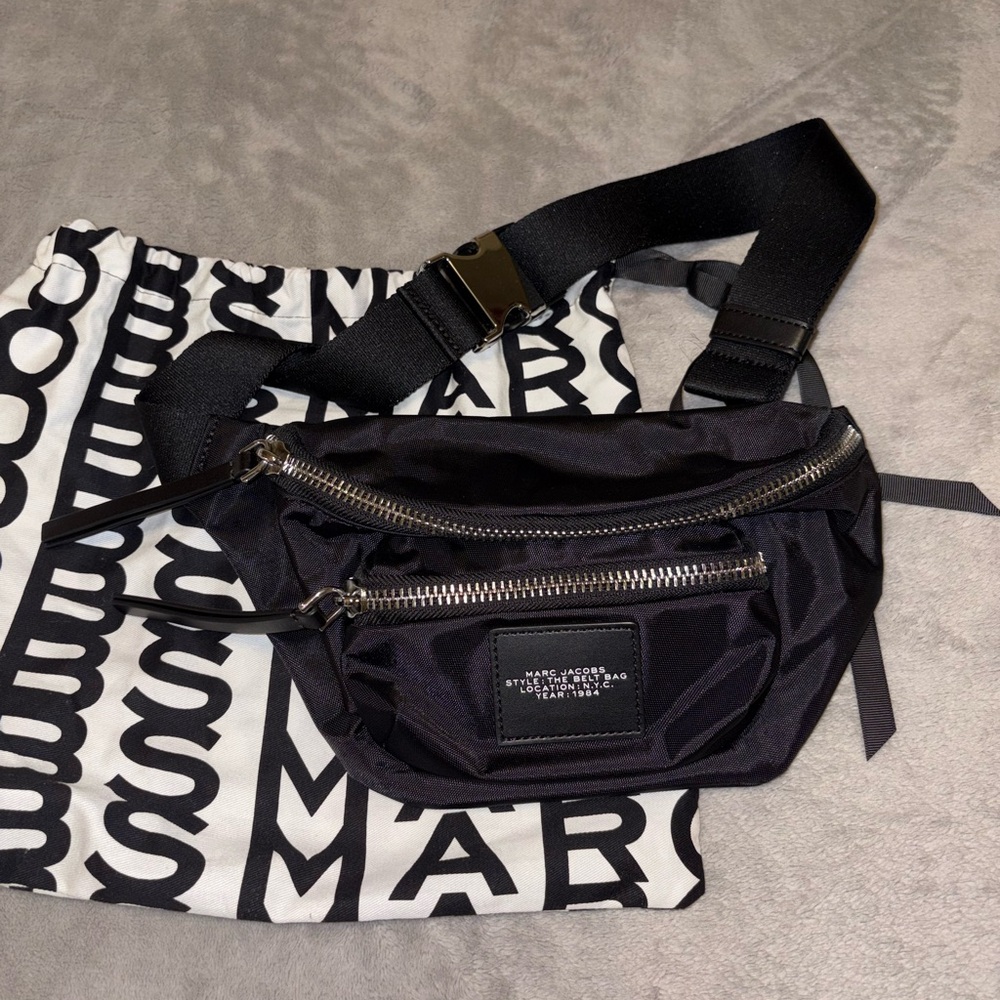 MARC JACOBS THE BIKER NYLON BELT BAG